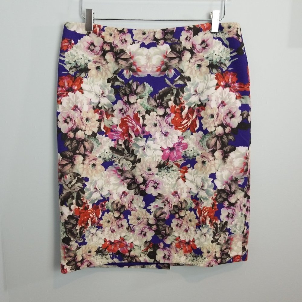 Talbots Floral Pencil Skirt 12